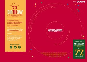 Krispy Kreme’s 77th Birthday- Celebrate the Original